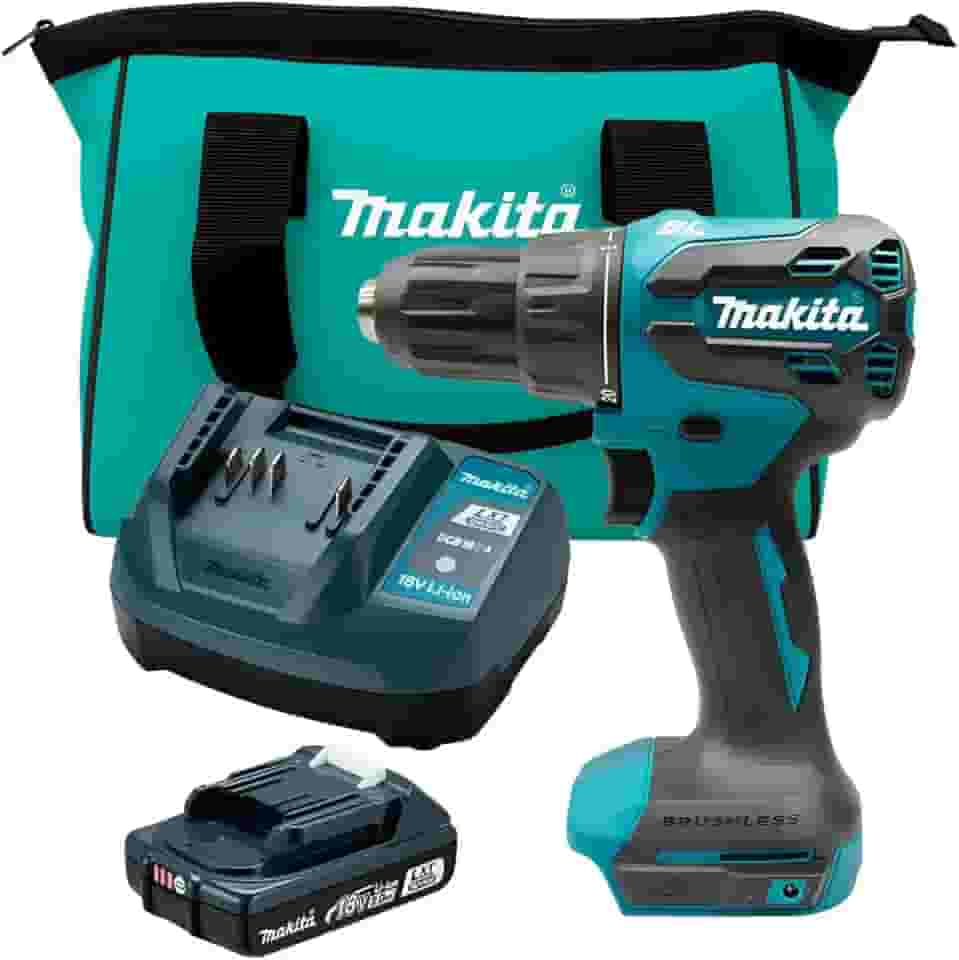 Parafusadeira/Furadeira de Impacto, 18V, Makita DHP490WVX