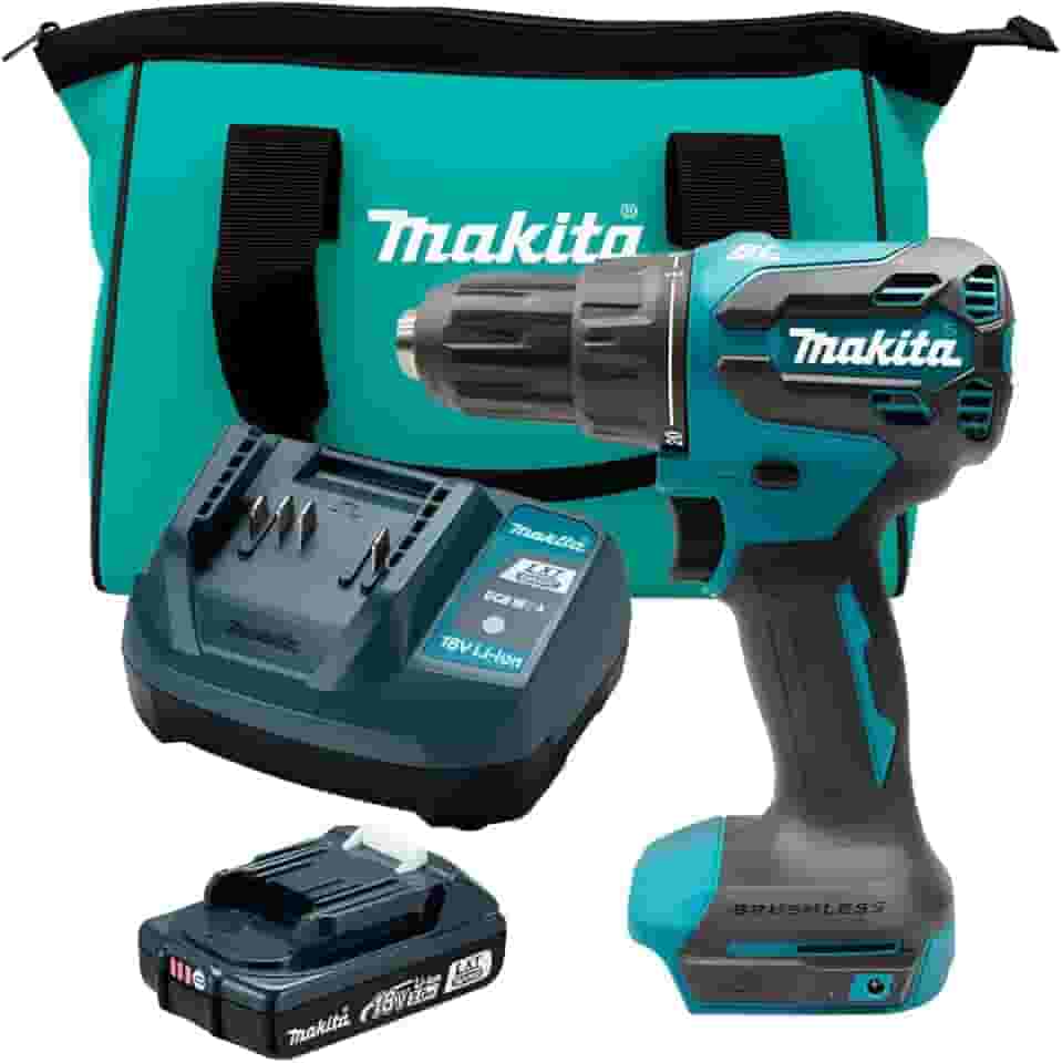 Parafusadeira/Furadeira de Impacto, 18V, Makita DHP490WVX