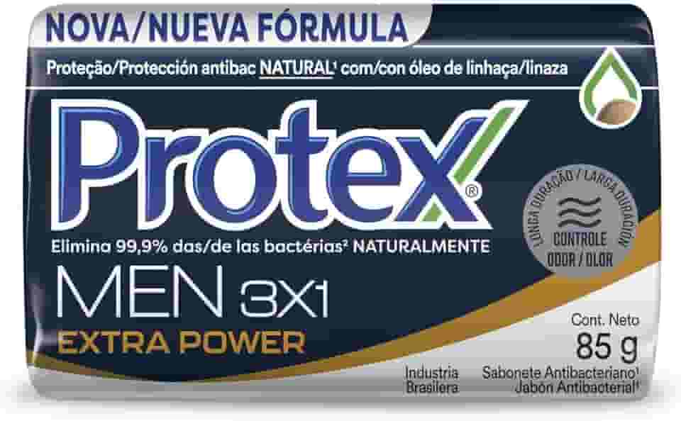 Sabonete Masculino Antibacteriano em Barra Protex Men 3 em 1 85g