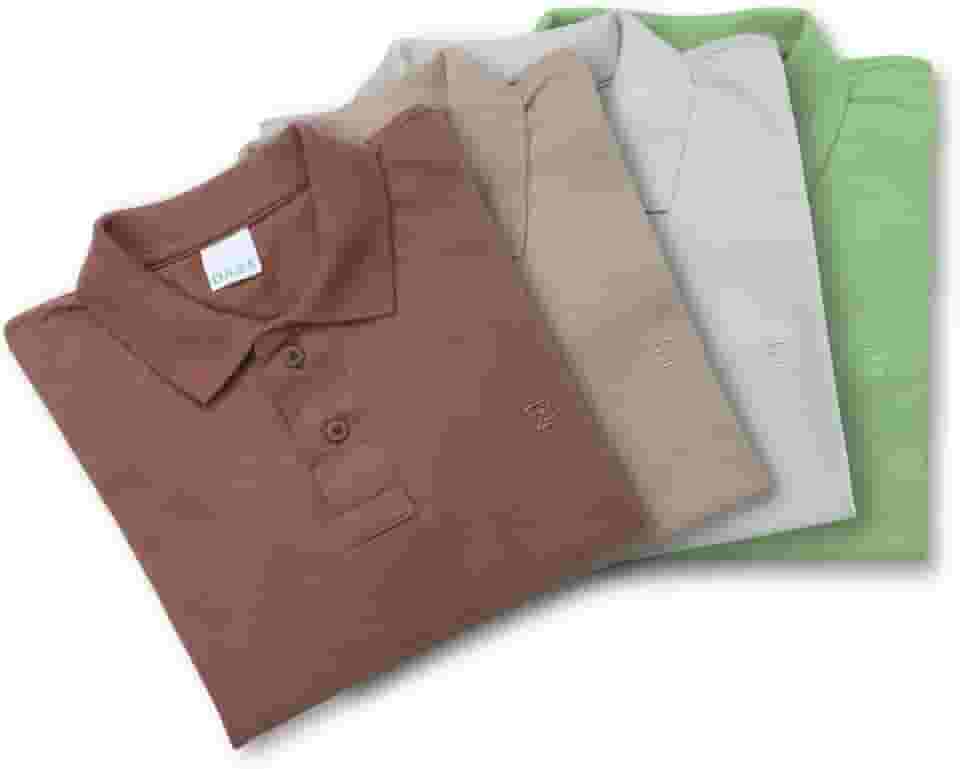 Kit 4 Camisa Polo Masculina Algodão