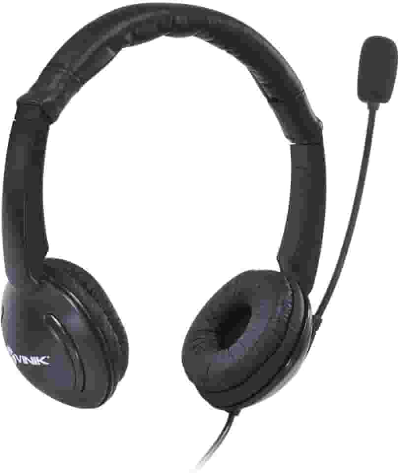 FONE HEADSET CORP USB COM MICROFONE - PRETO - VK390