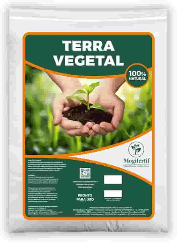 Terra Vegetal 5Kg Adubada Mogifertil Horta - Plantas - Jardim - Vasos - Suculenta