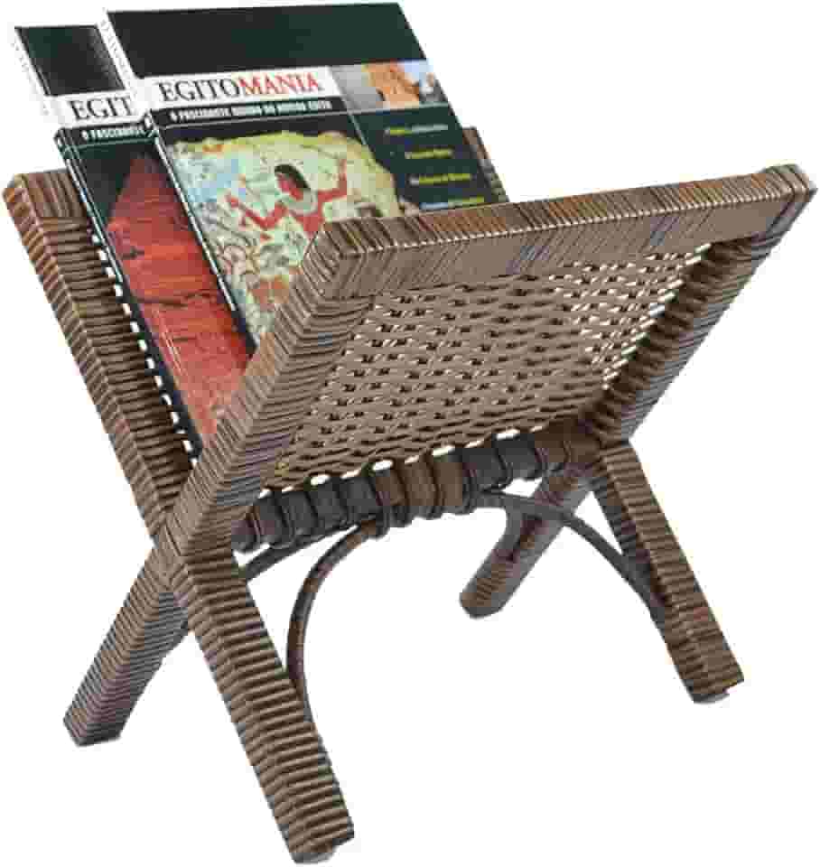 Allstate Revisteiro X Argila - Porta Revistas Moderno 29x35x33 cm