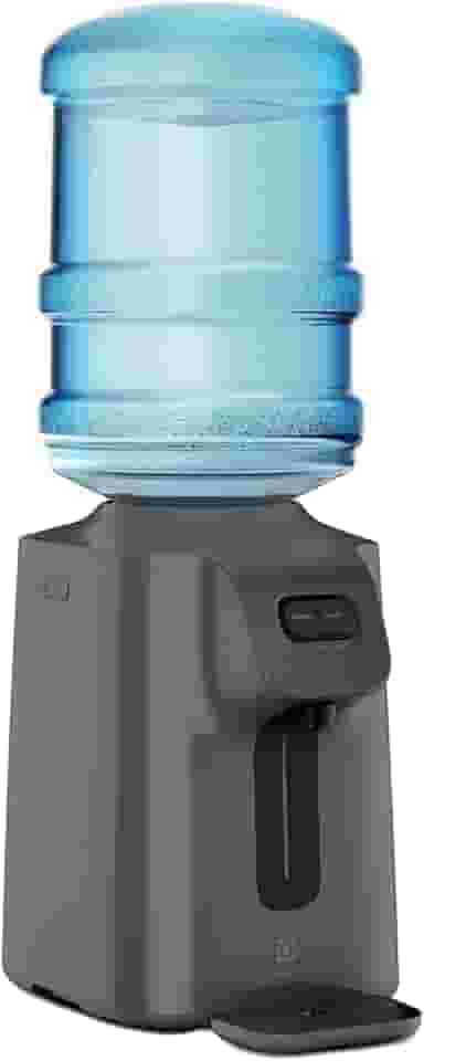 Electrolux Bebedouro bancada mesa de Água Gelada Fria e Natural Motor Compressor galão 10l ou 20l abertura perfurador de lacre garrafão cinza grafite BC01X 110V