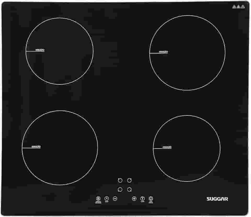 Cooktop de Indução 4 Zonas Preto 220V - SUGGAR - FG0422VC