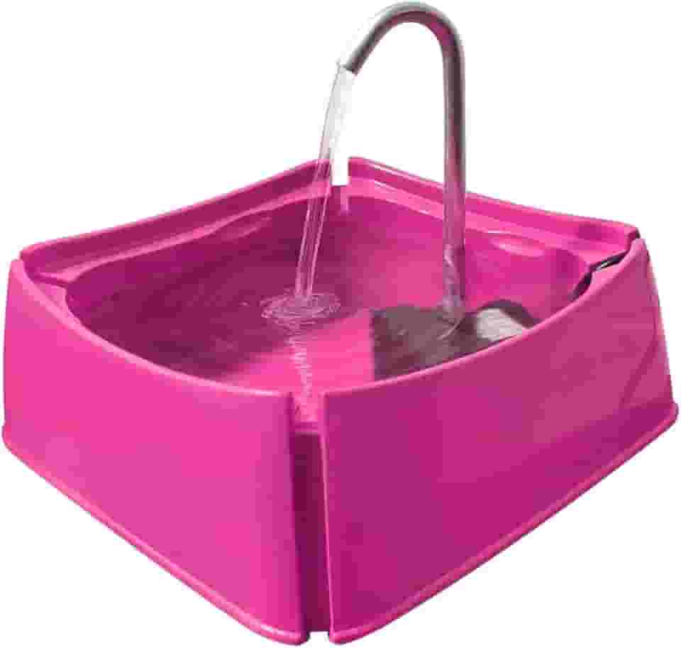 Bebedouro Fonte de Agua p/Gato Caes Little 1 Litro Mecpet (Rosa, 1 Litro)