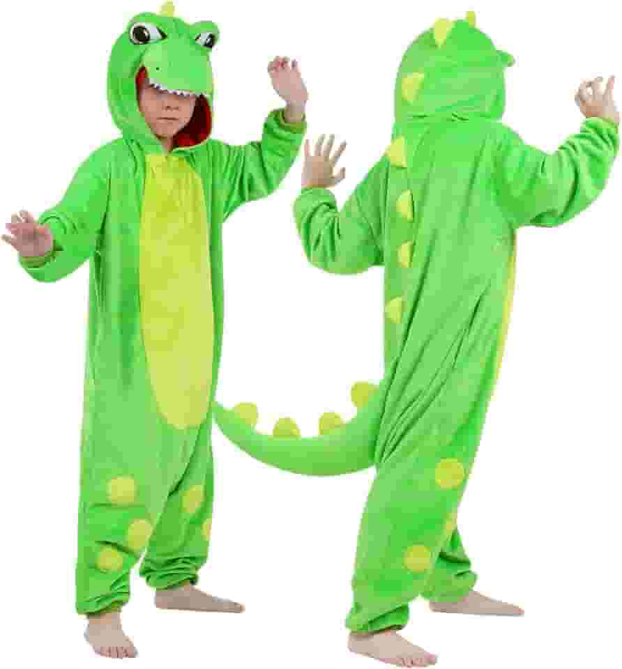 Fantasia de animal infantil – Fantasia unissex para Halloween, cosplay e festas para meninos e meninas de 4 a 12 anos