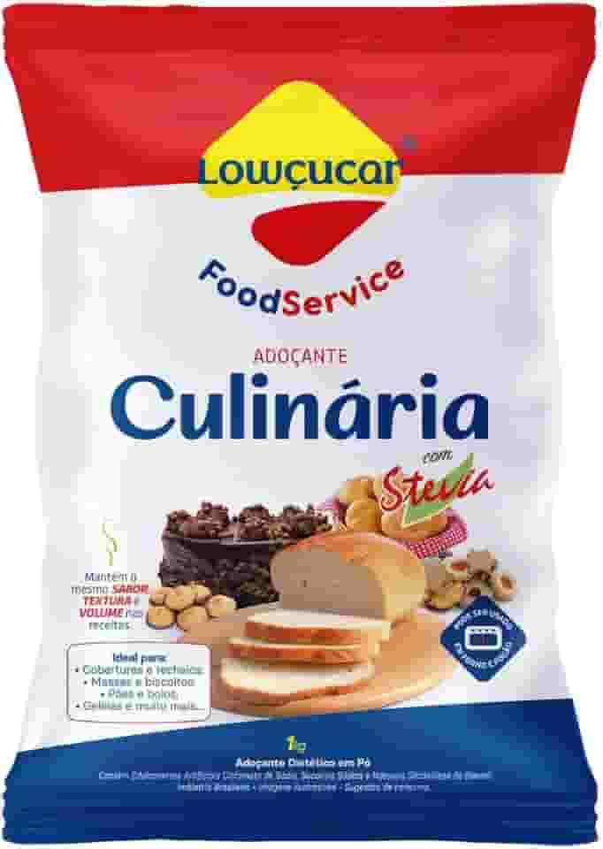 Adoçante Culinário Diet P/ Bolos Pães Lowçucar 1kg