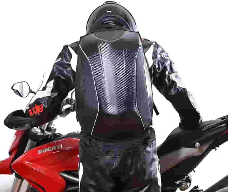 Mochila Bag Moto Motocross Motoboy Motoqueiro à prova d'água Impermeável Reflexivo Porta Capacete