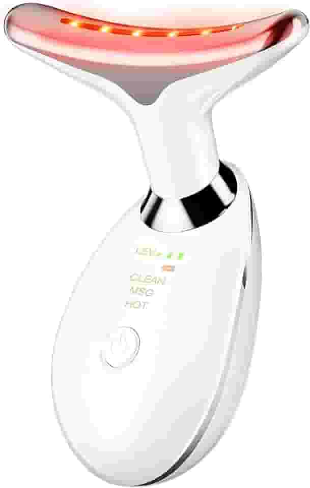 Massageador Facial Elétrico 3 Funções EMS com Aquecimento