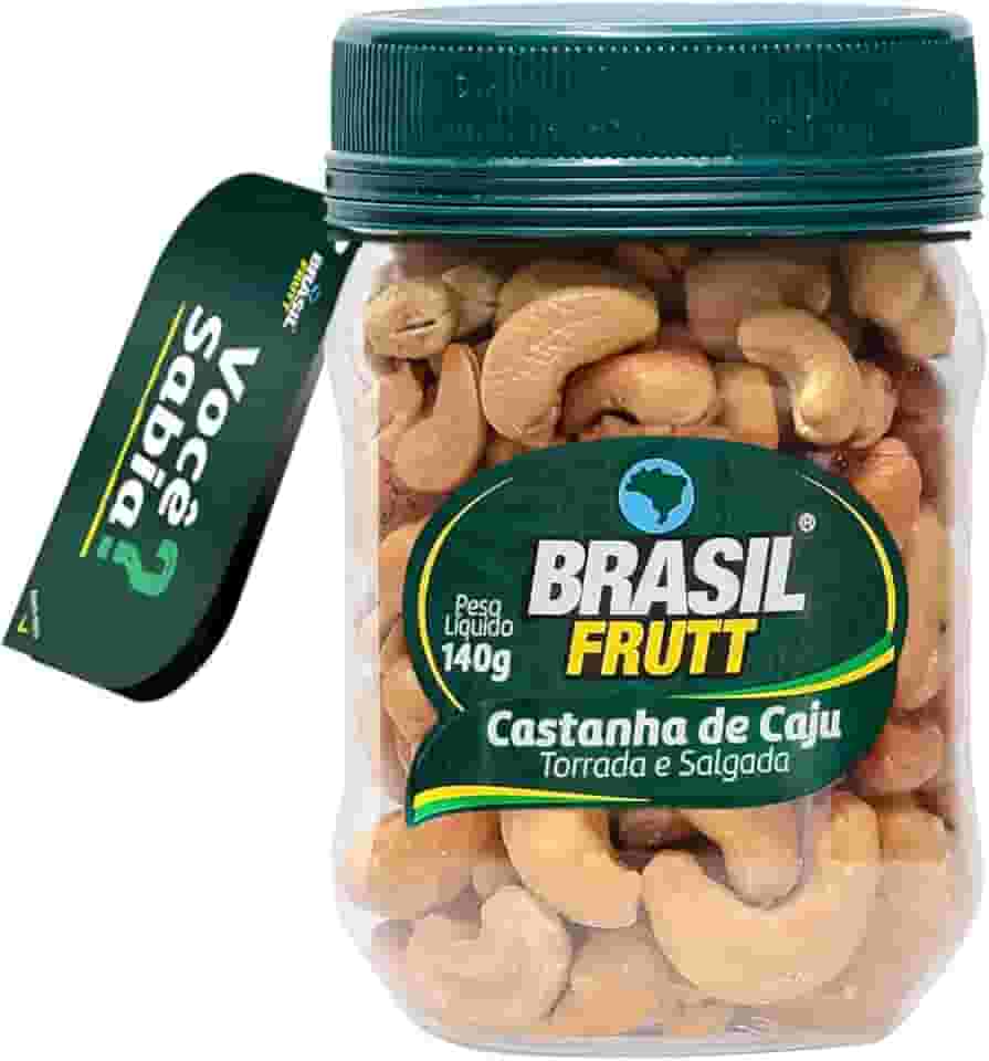 Brasil Frutt Castanha de Caju Torrada e Salgada pote 140g