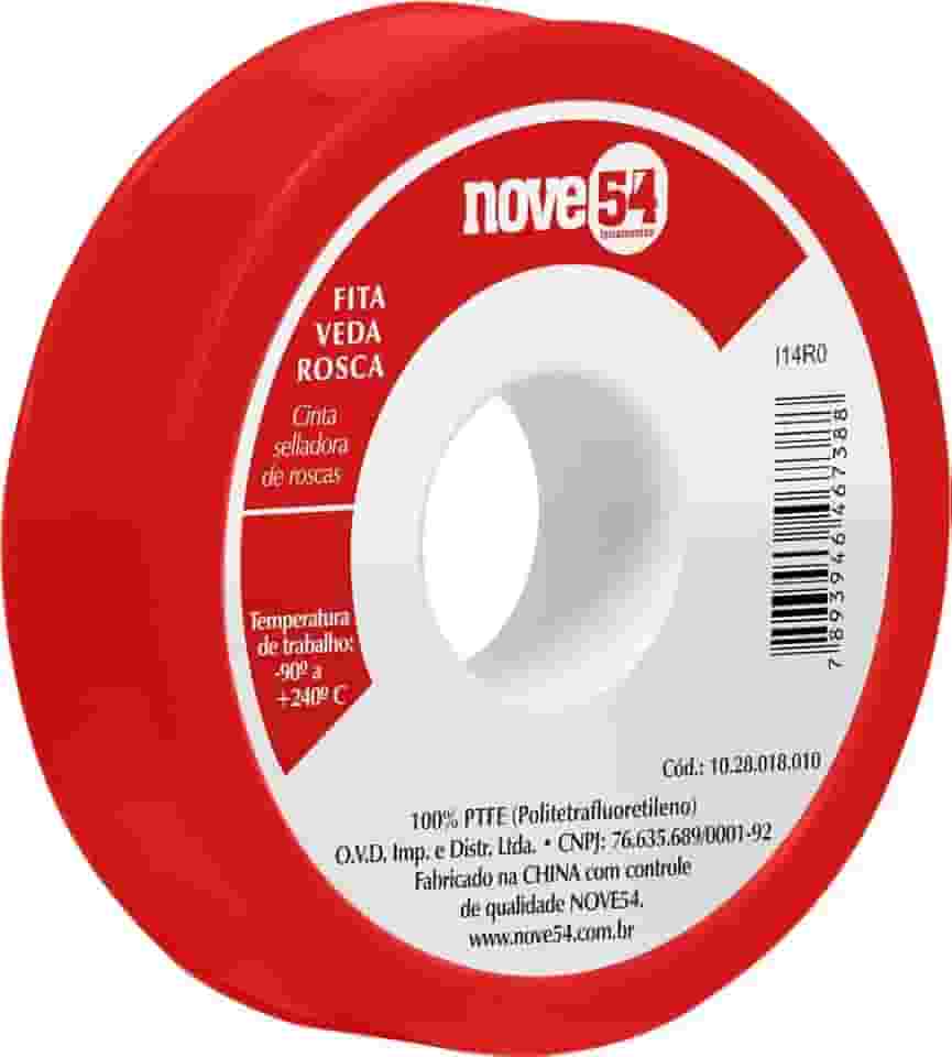 Nove54, Fita Veda-Rosca 18 Mm X 10 M.