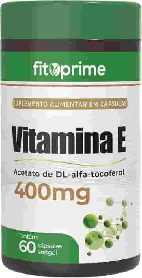 Vitamina E 400mg Softgel 60 Cápsulas Gelatinosas Suplemento Antioxidante para Uso Diário