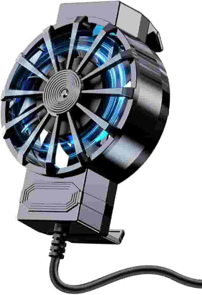 Radiador de celular, super energia eólica, luzes coloridas, radiador de resfriamento