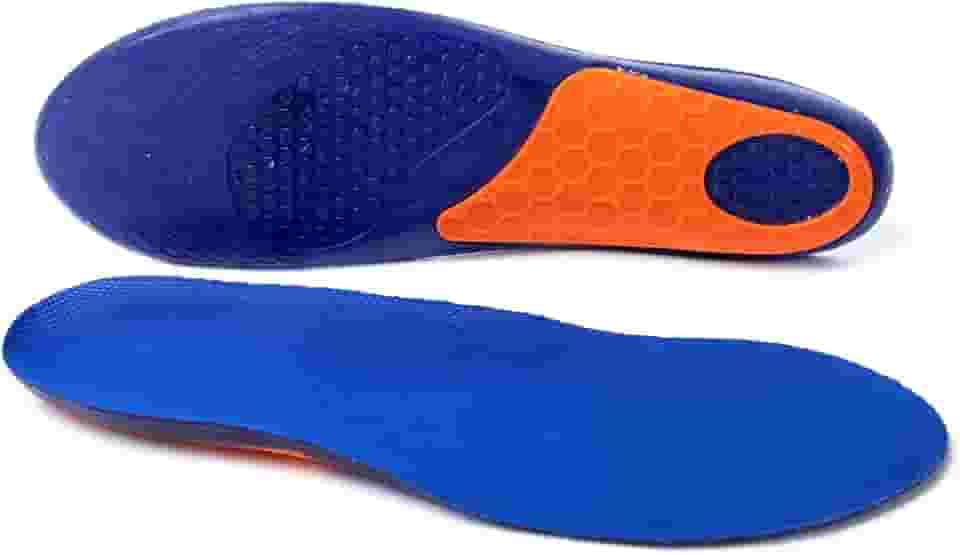 Palmilha de Gel Performance Muvin Produzida em Gel Termoplástico - Palmilha Ortopédica Previne Lesões com Absorção de Impacto e Amortecimento - Tamanho 36 ao 43 - Corrida Futebol Práticas Esportivas