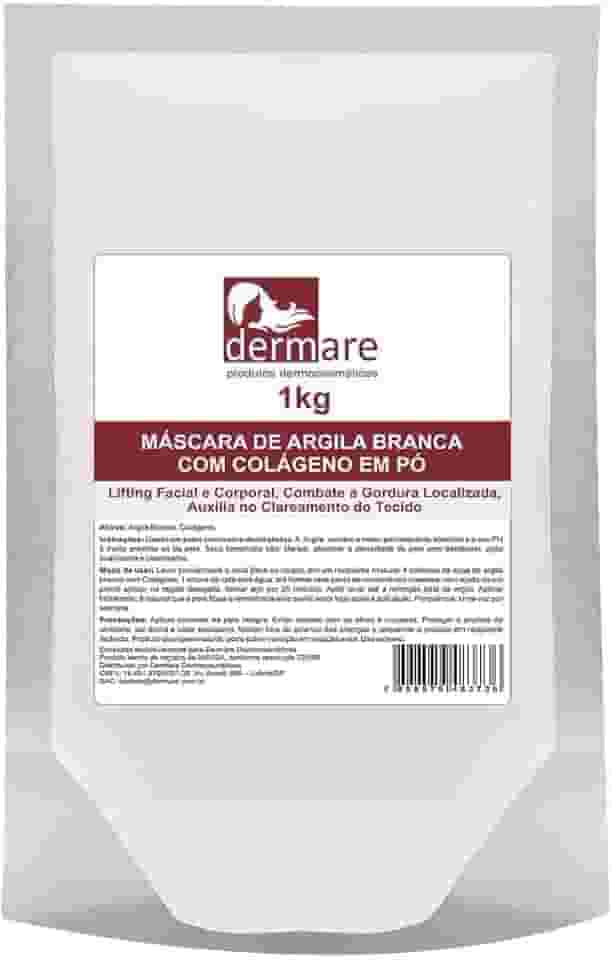 DERMARE Argila Branca Com Colageno Dermare