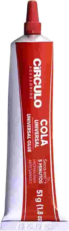 Cola Universal para Artesanato 51g Círculo | Transparente, Prática Artesanato, Scrapbooking, Costura Criativa, Decorações, Trabalhos em Papel, Madeira e Bijuterias