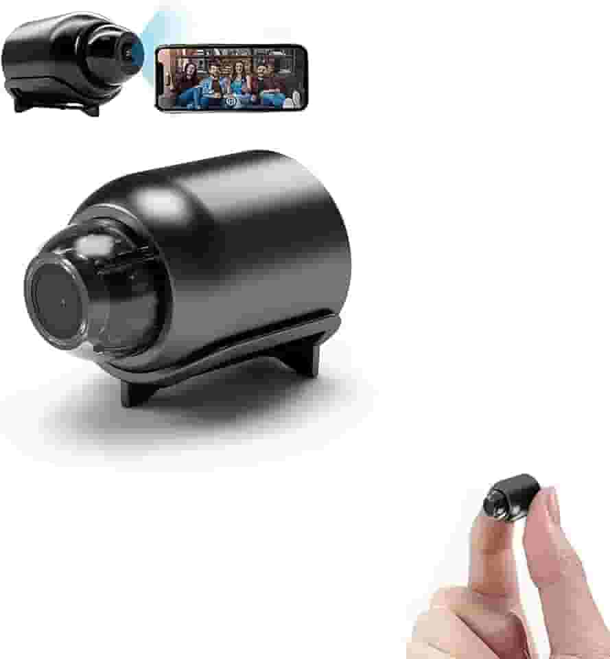 Mini Câmera WiFi Visão Noturna Incluída e Microfone, Câmera IP de Vigilância Sem Fio 1080P HD Micro Monitor de Detecção de Movimento 160° Grande Angular Monitoramento Remoto (Color : 1Pcs)