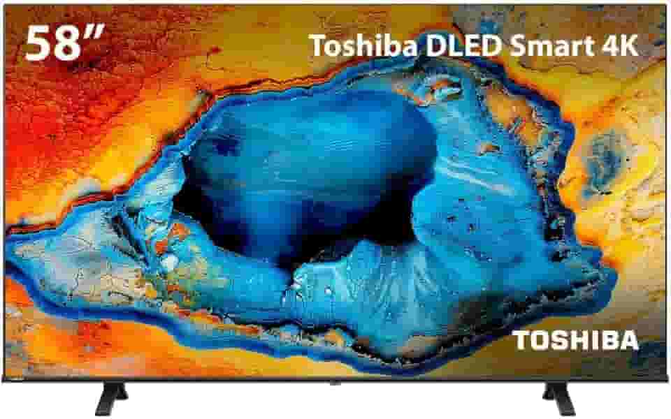 Smart TV DLED 58" 4K Toshiba 58C350NS VIDAA 3 HDMI 2 USB Wi-Fi - TB031M