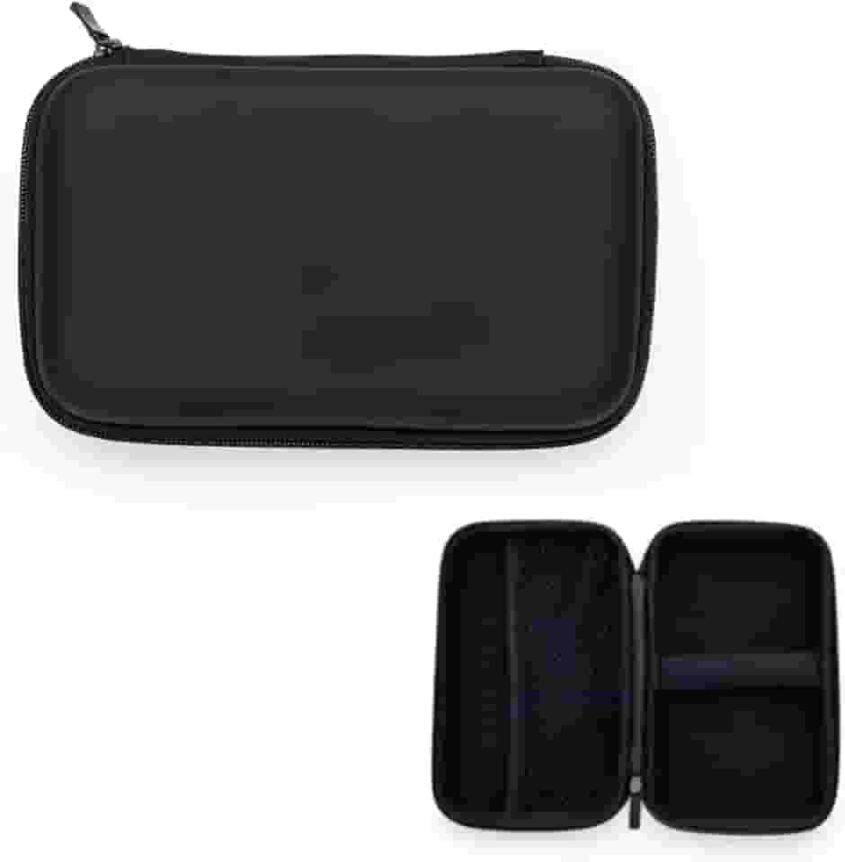 Estojo Transporte Case Bag Para Couro Sintético Transporte De Disco Rígido Organizador Carregadores Capa Porta