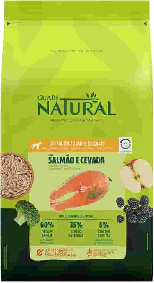 Guabi Natural Ração Cães Adultos Grandes E Gigantes Salmão E Cevada 12Kg