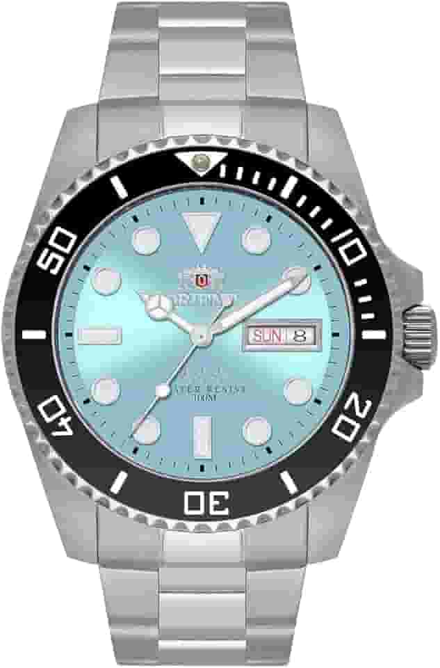 RELOGIO ORIENT AUTOMATICO AZUL METAL PRATA NH3SS010 A1SX