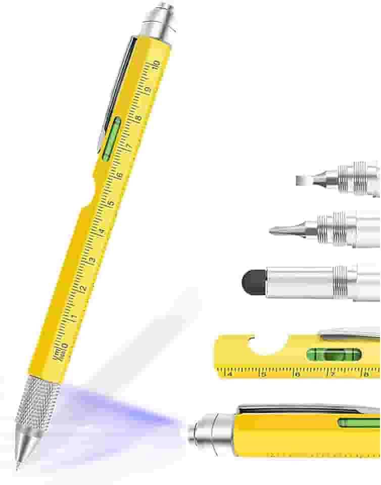 Conjunto de canetas multiferramentas 9 em 1 para homens, pai, marido