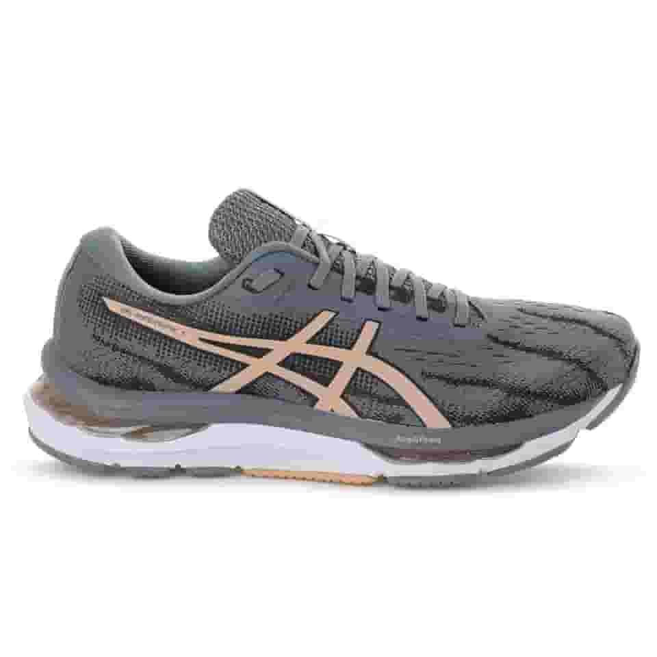 Tênis Asics Gel Hypersonic 5 Cinza e Nude - Feminino