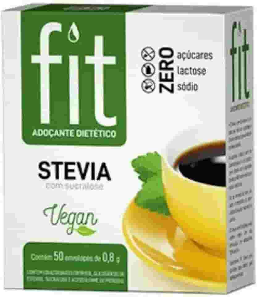ADOÇANTE STEVIA COM SUCRALOSE FIT COM 50 SACHÊS