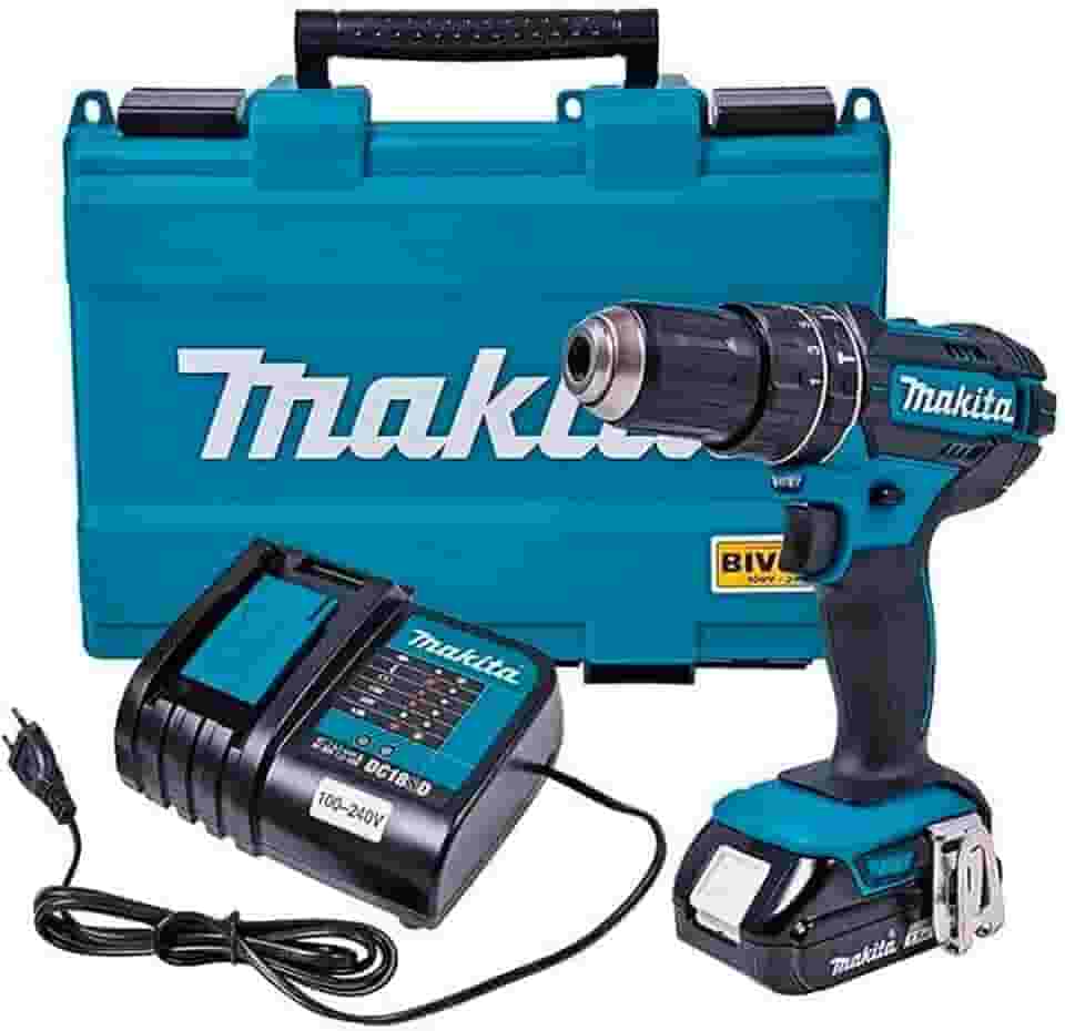 Parafusadeira/Furadeira Impacto Dhp482 Makita 1 Bateria Bivolt
