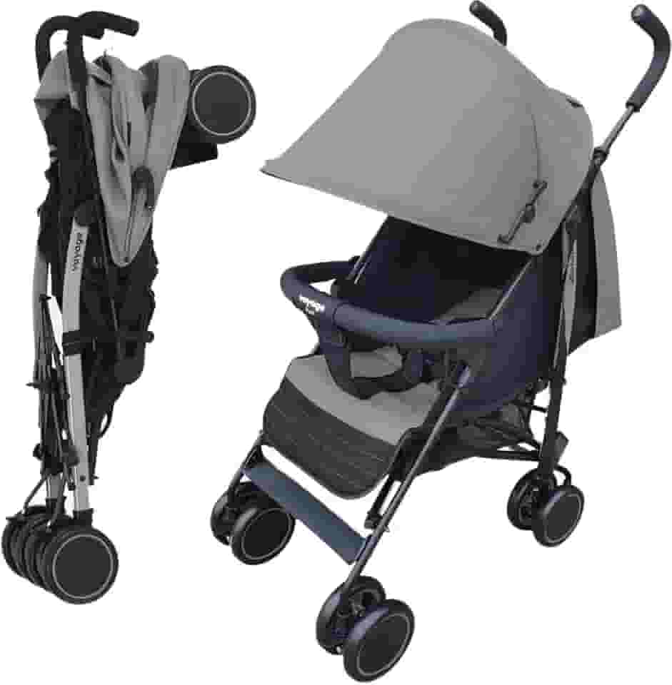 Carrinho De Passeio Para Bebê Park Até 15kgs Cinza – Voyage