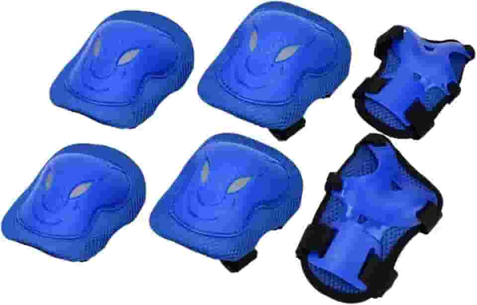 Kit De Proteção Juvenil Esportes Skates Bike Patins Joelheira Cotoveleira Munhequeira