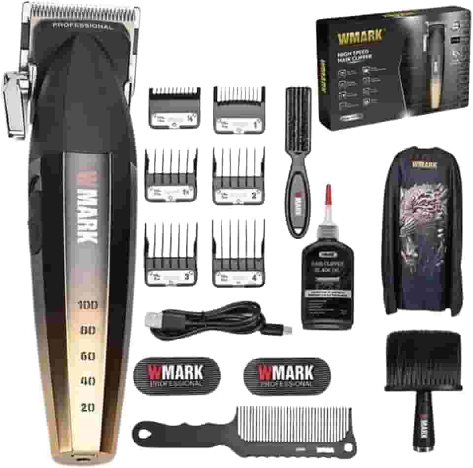 Máquina De Cortar Cabelo Wmark NG-2038 Gold Original