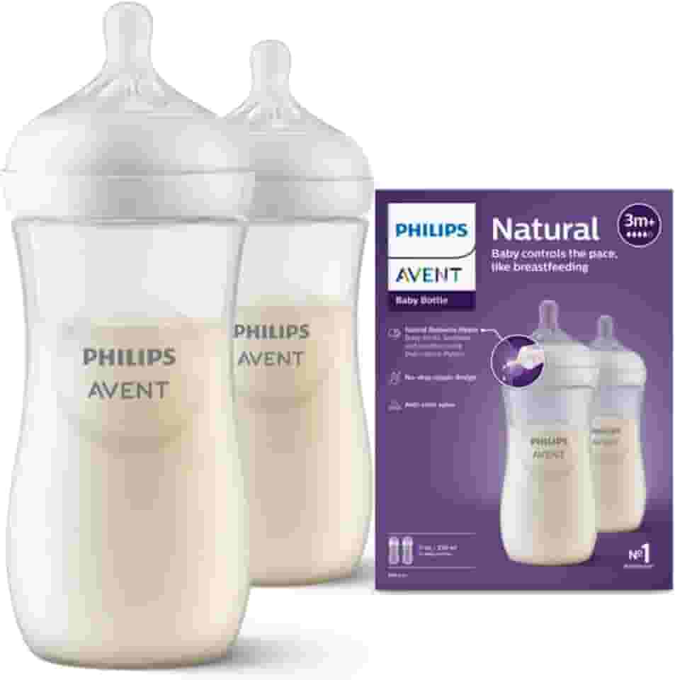Kit Duplo Mamadeira Pétala 3.0 3m+ Philips Avent SCY906/02 330ml