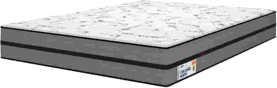 Colchão Casal Plumatex Ortovip D33 Extra Firme Ortopédico – Espuma de Alta Densidade, Antiácaro e Hipoalergênico – 138x188x18 cm