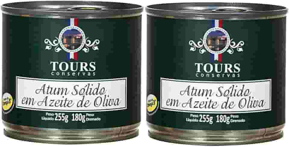 Kit 2X: Atum Sólido em Azeite de Oliva Tours 255g