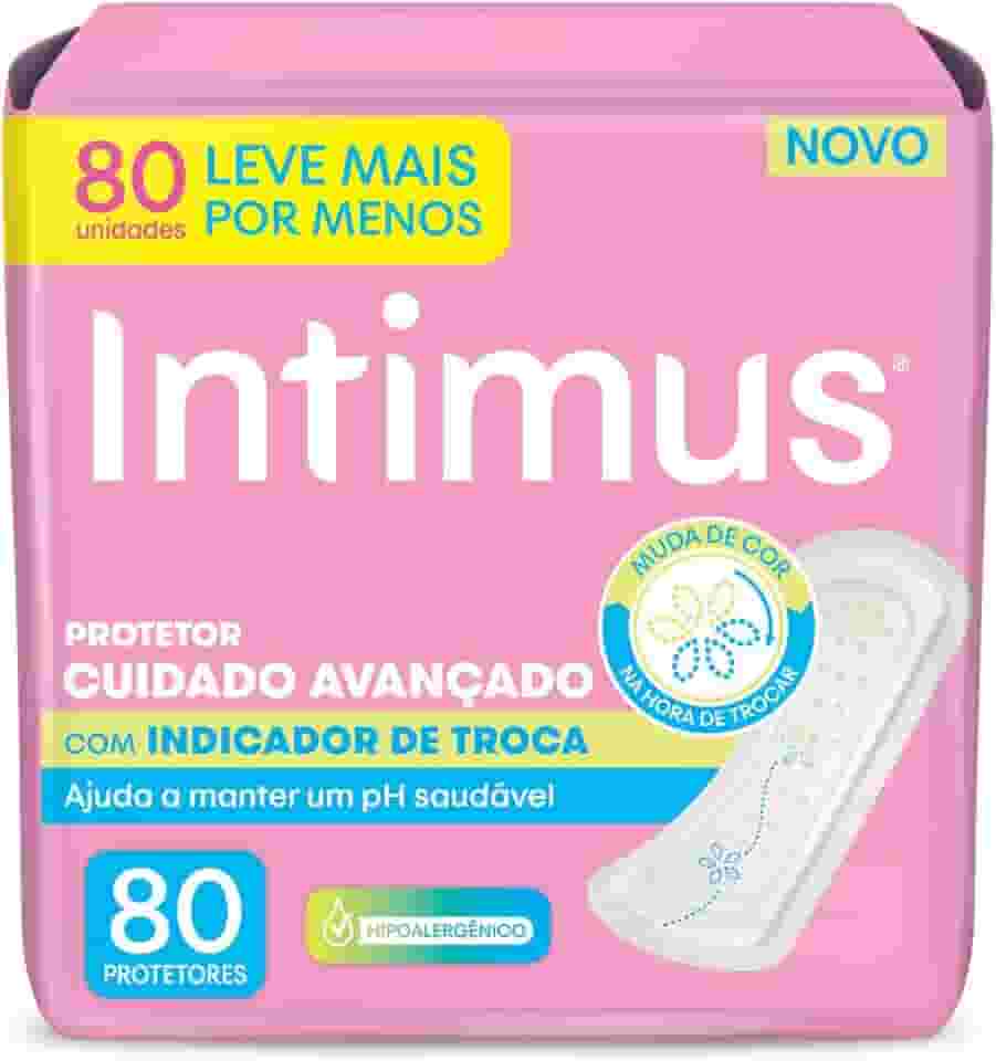 Intimus Protetor Diário com Indicador de Troca - 80 unidades