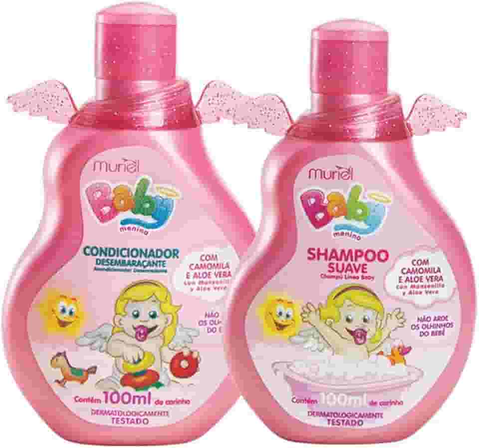 Kit Baby Menina Shampoo e Condicionador, Muriel, 100 ml, Muriel, 100 Ml, pacote de 2
