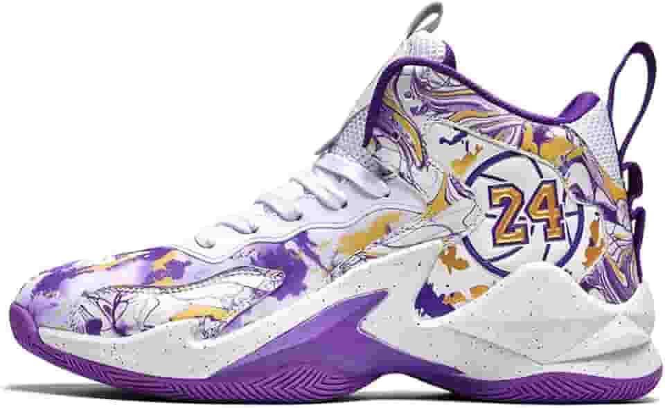 Tênis de basquete masculino de cano alto são respiráveis ​​e leves, adequados para jogos em quadras internas e externas Equipamento de basquetebol