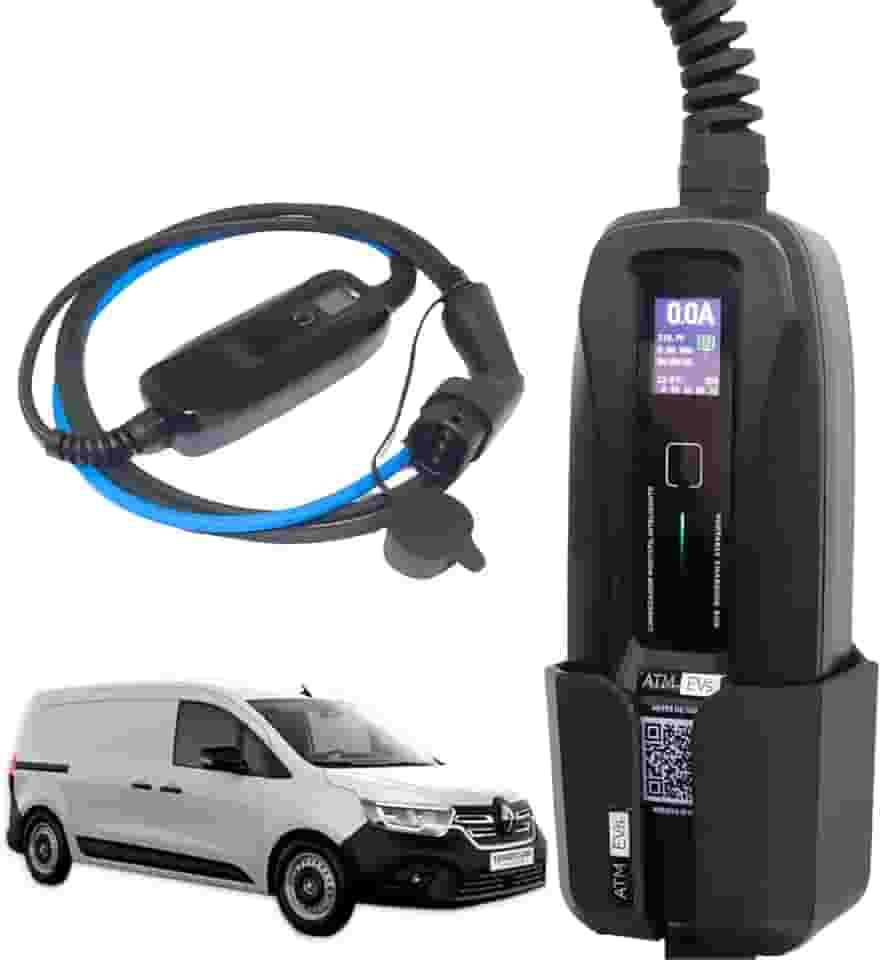 Carregador Portátil para Carro Renault Kangoo E-Tech 7.2 kW T2 ATM Ultraflex