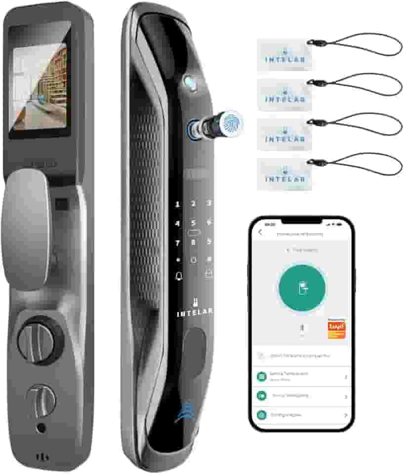 Fechadura Digital Biométrica Wi-Fi Inteligente, X2 Fechadura Digital Inteligente Ambiente Conectado com Biometria, Tuya APP