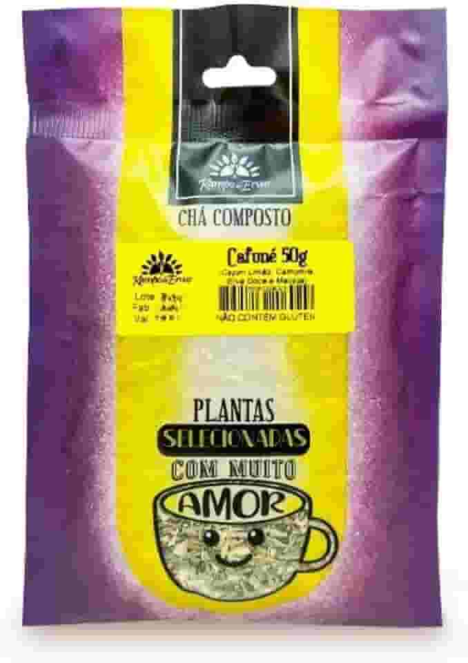 Chá Cafuné - Capim Limão, Maracujá, Melissa e Camomila 50g Kampo de Ervas