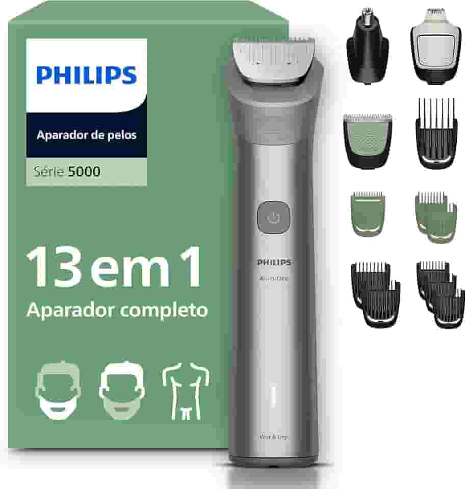 PHILIPS Aparador premium multigroom 13 em 1 para Rosto, Cabelo e Corpo - MG5942/15