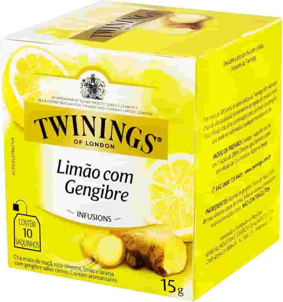 AB Brasil Chá Misto De Limão E Gengibre Twinings Com 10 Saquinhos