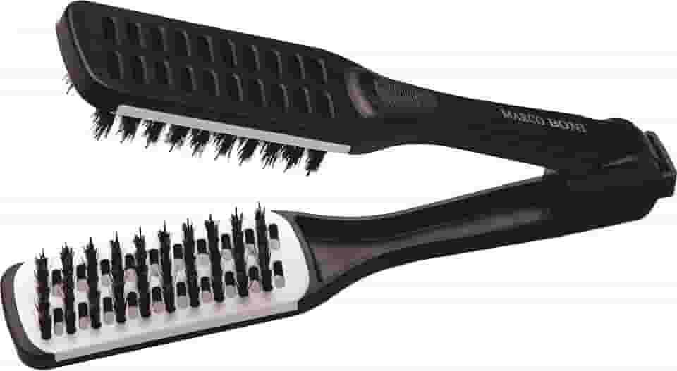 Marco Boni Escova Prancha De Cerâmica Dupla Altura 7963 Preta 1 Unidade