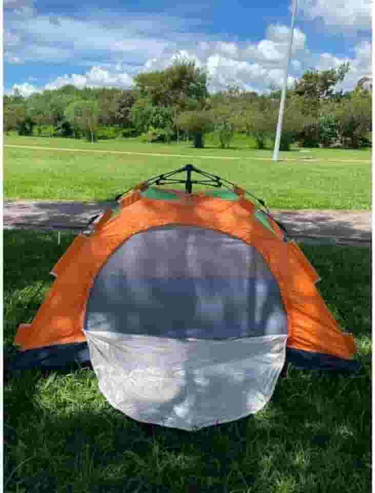 Barraca de Camping Semi Automática para 2 Pessoas, 1,70m x 1m x 1,20m, Poliéster