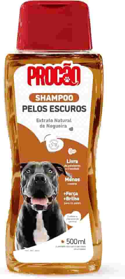 PROCÃO Shampoo Pelos Escuros Para Cães E Gatos 500 Ml Procão