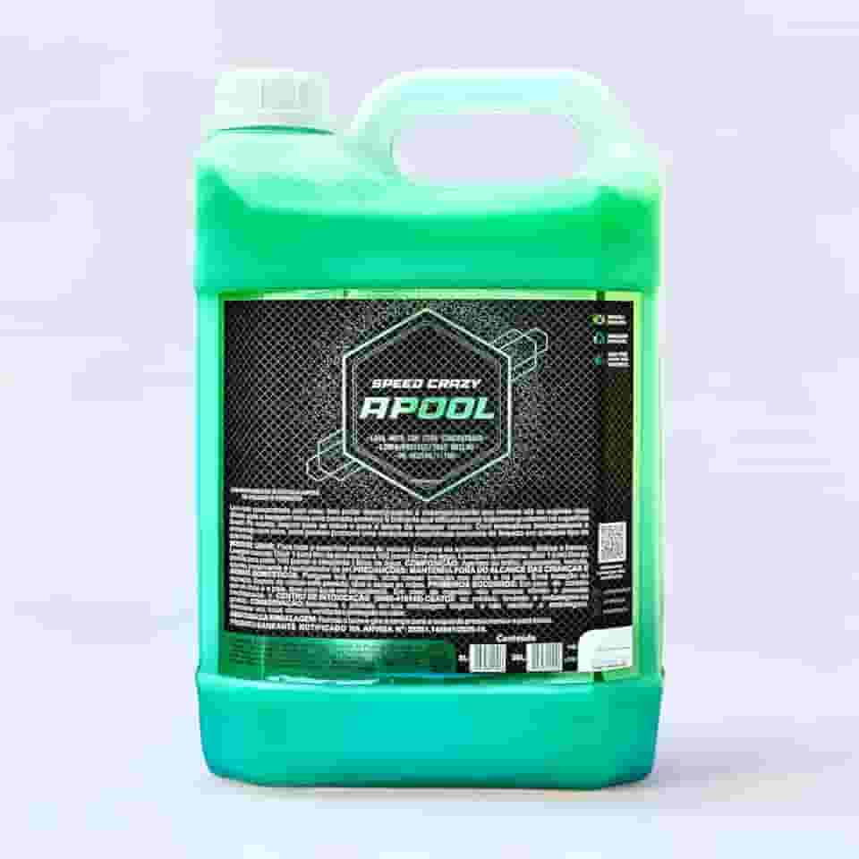 Shampoo Automotivo com Cera Carnauba Apool 5L Concentrado Speed Crazy Desengraxante Limpeza Brilho