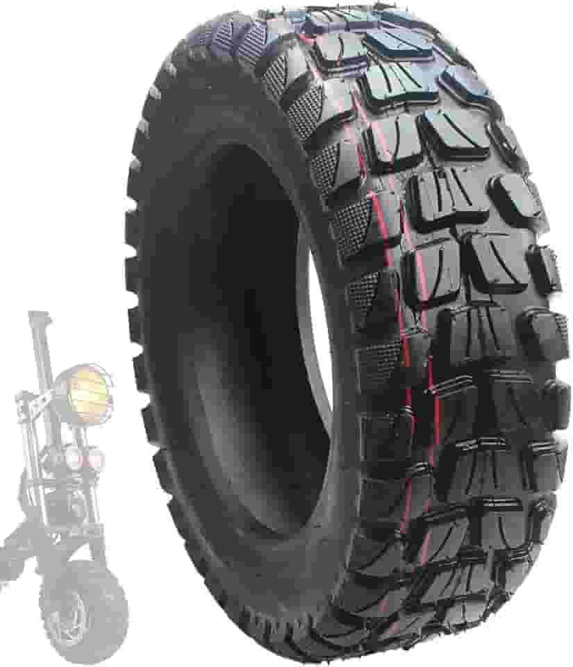 Pneus de scooter elétrica 90/65-6,5 pneu off-road de 28 cm e pneu universal a vácuo sem câmara para scooter elétrica e compatível com pneus de substituição de scooter elétrica 100/65-6,5 (90/65-6,5)