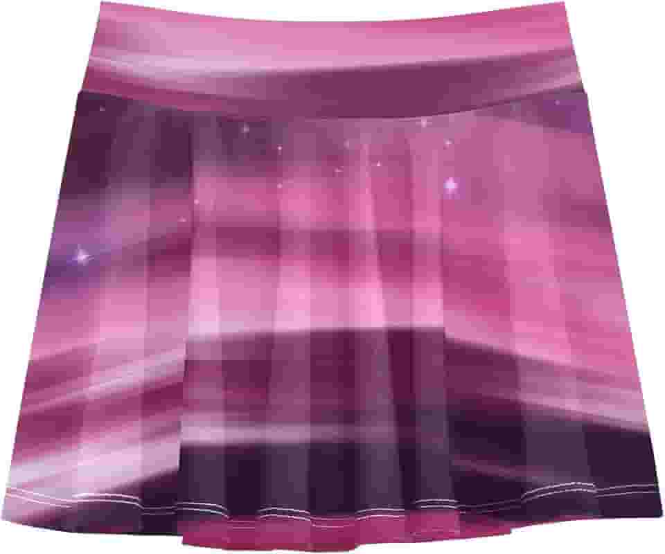Shorts atléticos para meninas estrelas do mundo céu tempestuoso rosa saias de tênis neon borboleta saia 3t